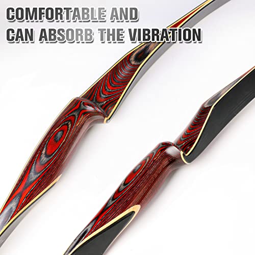 58" Laminated Recurve Bow for Hunting Archery V985053