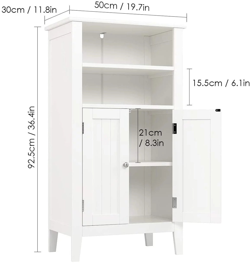 Bathroom Storage Cabinet with 2 Doors, White K962
