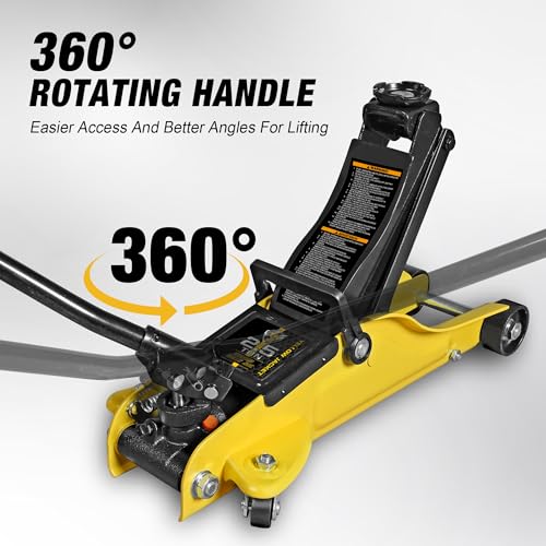 2.5 Ton Trolley Jack with Carrying Case Hydraulic Low Profile Floor Jack for Cars C877326