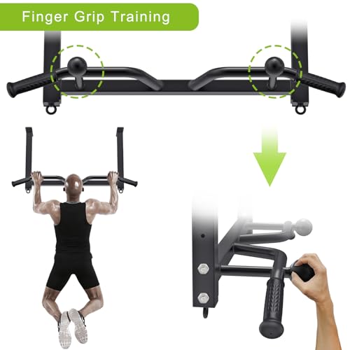 32" Ceiling Mounted Pull Up Bar with Punching Bag Hanger J661626