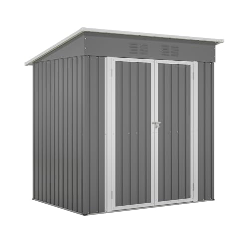 Outdoor Storage Shed, Heavy-Duty All-Weather Tool Shed with Lockable Doors C3585