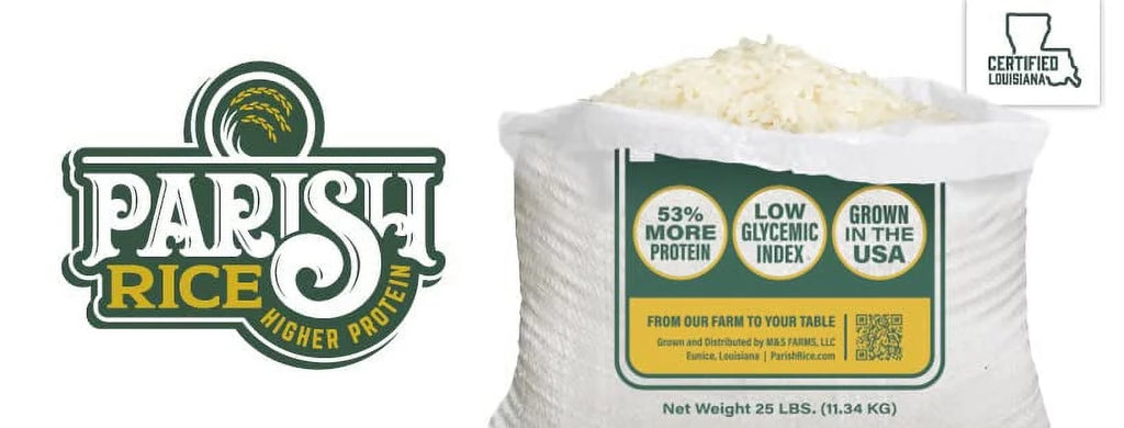 High-Protein Long-Grain White Rice, Low Glycemic Index, 5lb Bag D8831