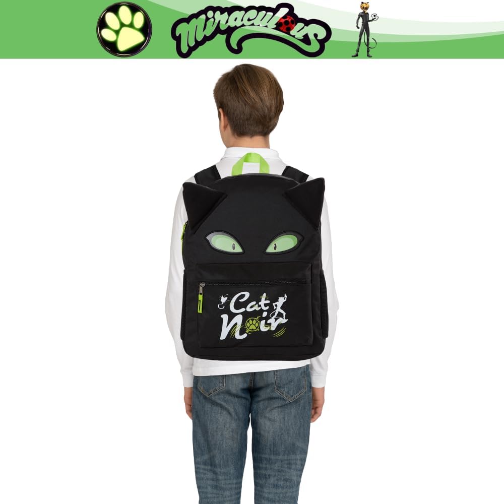 16 inch Black Backpack for Girls and Boys R33762