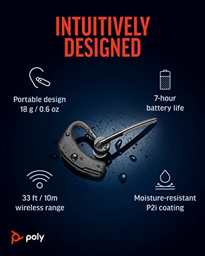 Wireless Headset with Noise-Canceling Mic and Voice Controls A7368