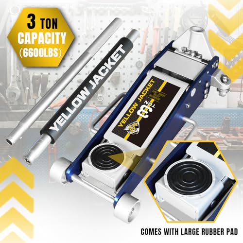 2.5 Ton Trolley Jack with Carrying Case Hydraulic Low Profile Floor Jack for Cars C877326