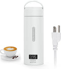 Small Electric Tea Kettle, 380ml Portable Kettle with 4 Variable Presets, Personal Water Boiler with Auto Shut-Off & Boil Dry Protection, for Travel and Coffee