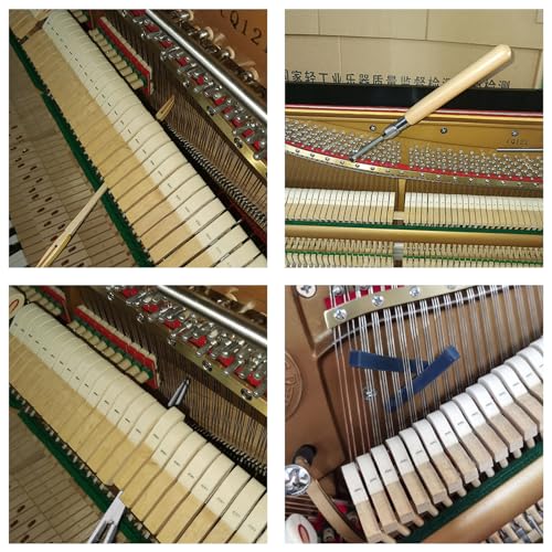 Piano Tuning Kit with Hammer and Mutes, 8 Pieces H4550