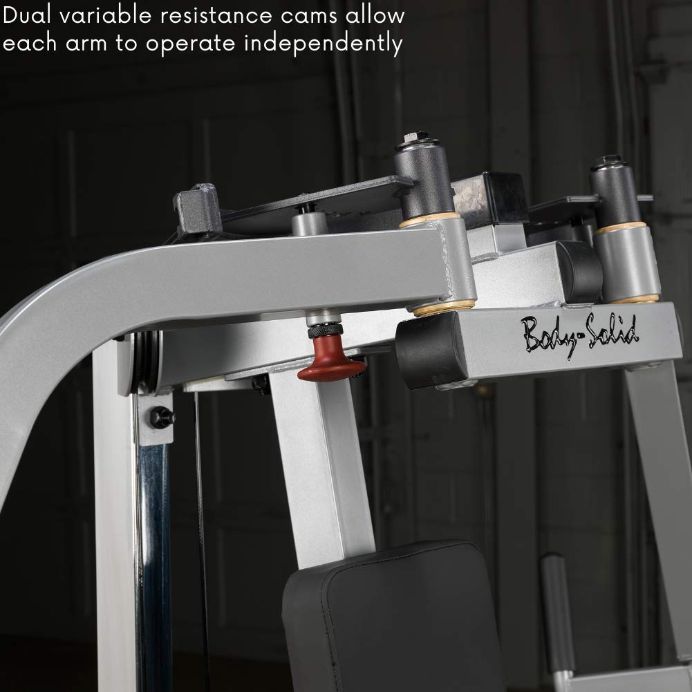 Dual Function PEC Machine - Plate Loaded, Adjustable Chest, Back & Shoulder Workout Equipment T413296