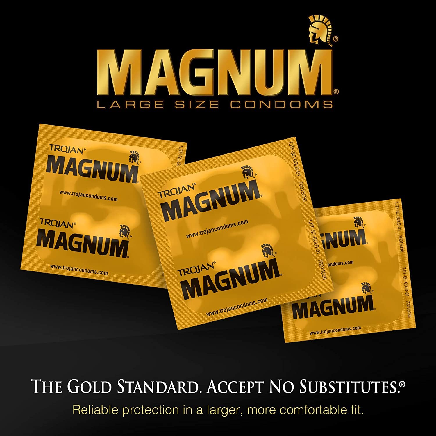Magnum XL Lubricated Latex Condoms 12 Count N37302