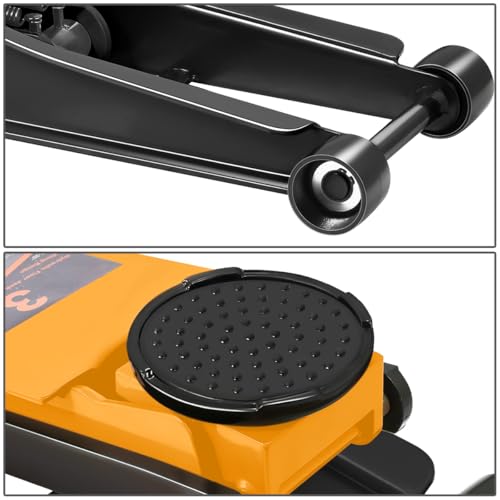 Floor Jack 3 Ton Capacity, Low Profile Heavy Duty Hydraulic Car Jack, Lifting Range 3"-20" O821