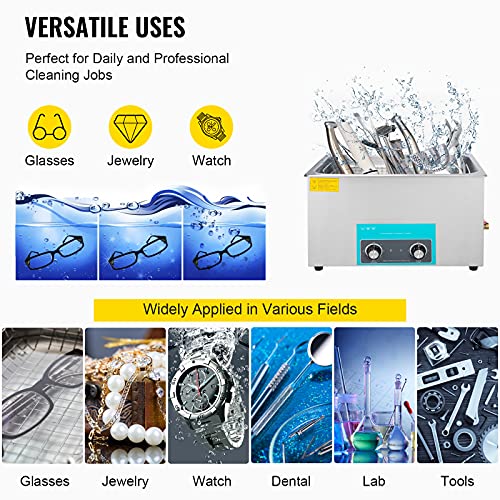 Ultrasonic Cleaner 10L Stainless Steel with Heater and Timer N4029