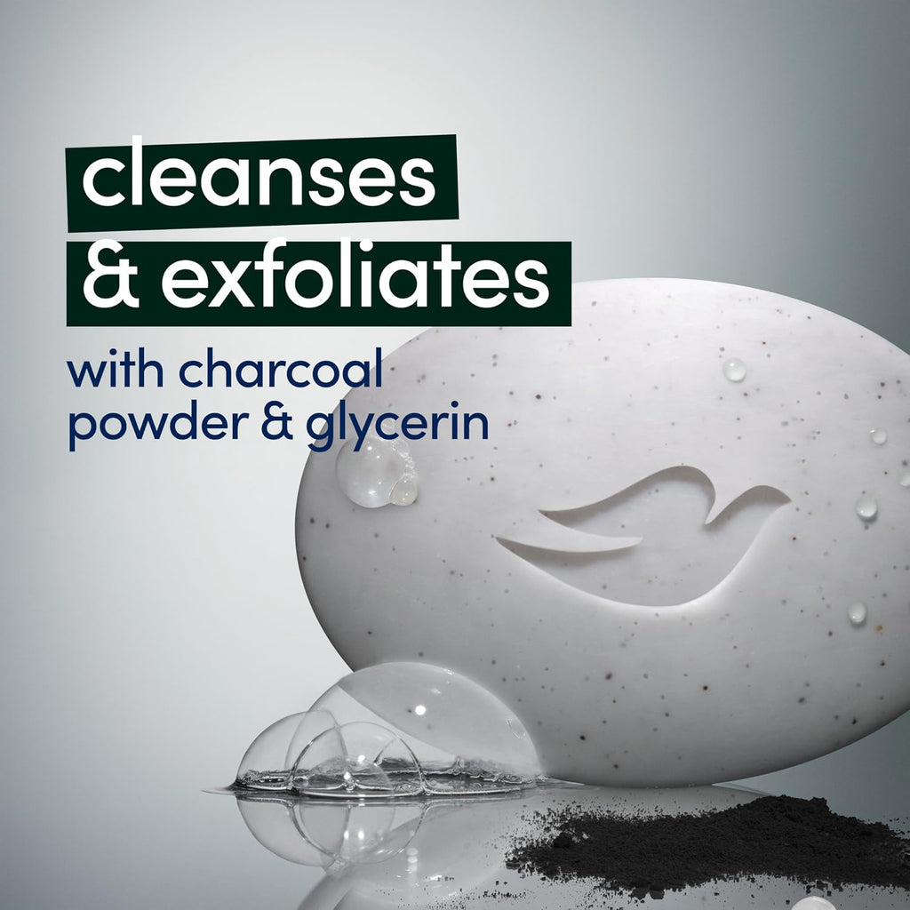 Exfoliating Charcoal Beauty Bar Soap, 14 Count, for Softer Smoother Skin P215970