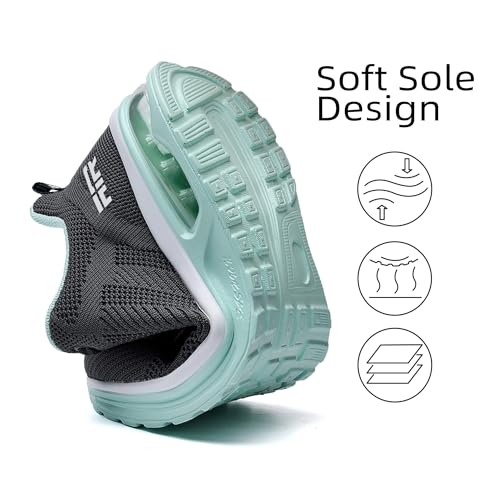Women Air Running Shoes Lightweight Cushion Walking Tennis Sneakers S3894