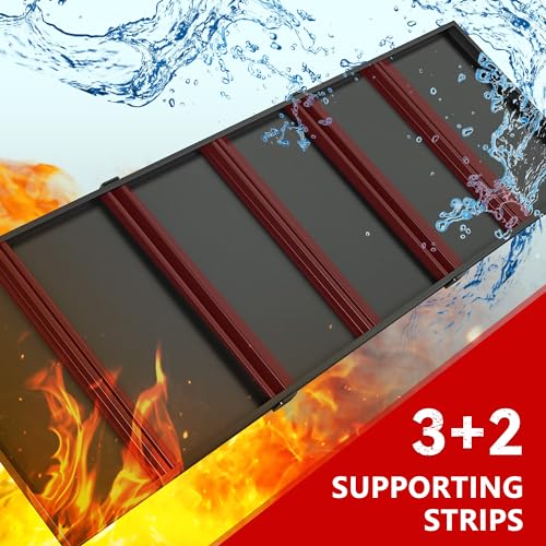 60" W Garage Shelving, 5-Tier Heavy Duty Metal Storage Shelves B8137