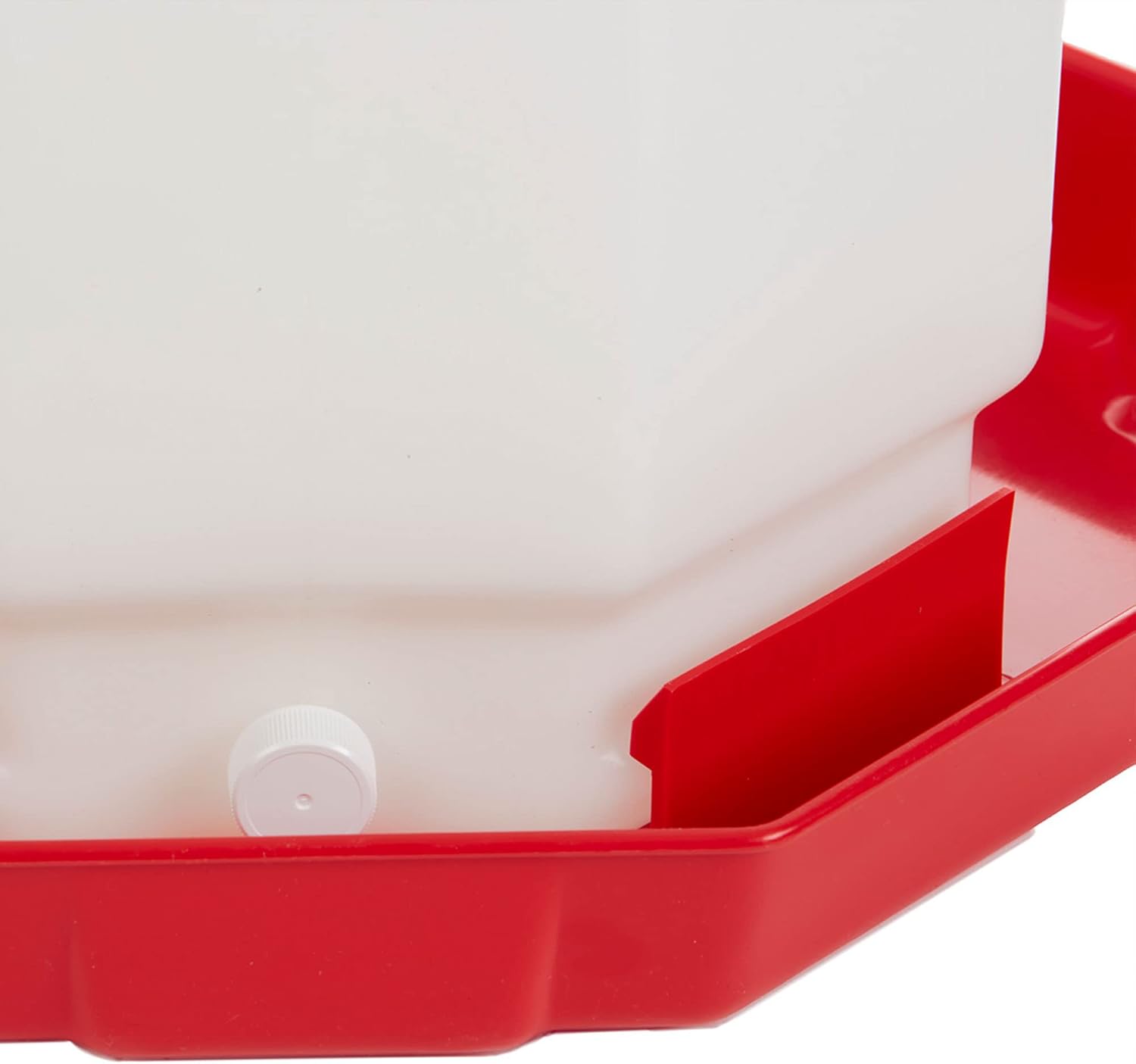 7 Gallon Hanging Automatic Poultry Waterer for Chickens and Game Birds, Red X4486