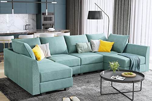 Modular Sectional Sofa with Storage, Grey Z479035
