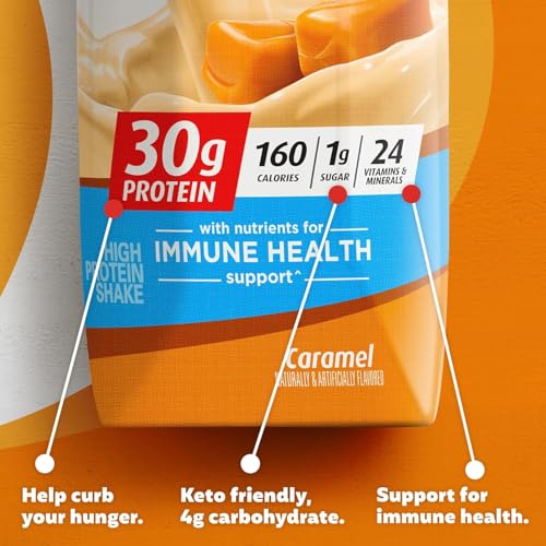 Cafe Latte Protein Shake, 30g Protein, 11 fl oz, Pack of 12 W88530