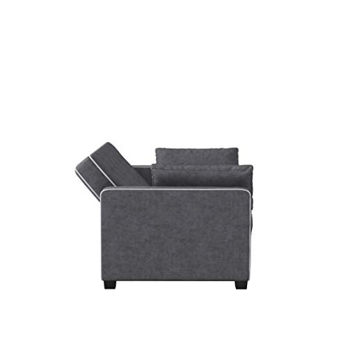 Convertible Sleeper Sofa, Queen Size, Navy Q5867