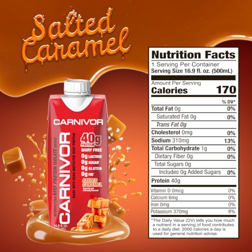 Ready to Drink Protein, Lactose Free, 40g Isolate, Chocolate 16.9 Fl Oz (Pack of 12) B9617