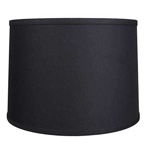 Cylinder Drum Lampshade 18" Top x 18" Bottom x 14" Height, Linen Cream D662