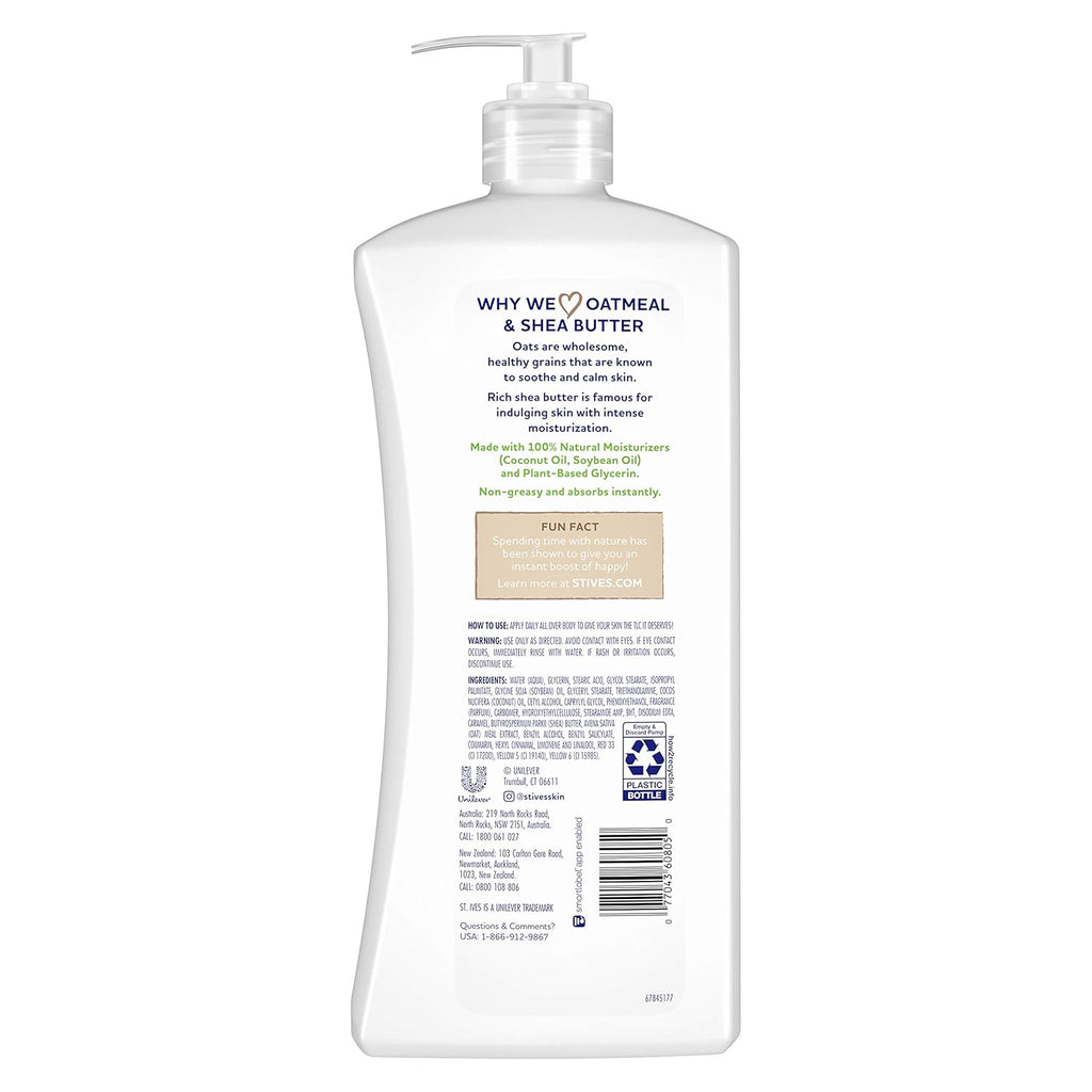 Soothing Hand & Body Lotion for Dry Skin with Oatmeal & Shea Butter, 21 oz I4855