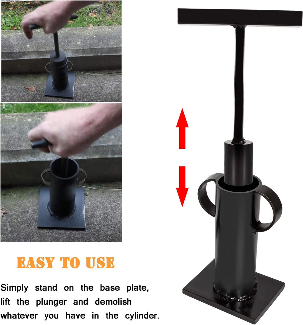 Rock Crusher Heavy Duty Frit Maker Glass Breaker Ore Pulverizer Q303781