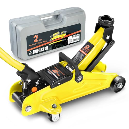 Floor Jack 3 Ton Capacity, Low Profile Heavy Duty Hydraulic Car Jack, Lifting Range 3"-20" O821
