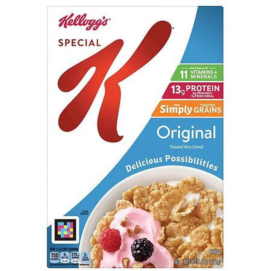 Cold Breakfast Cereal, Original, 9.6oz, 2-Pack T860386