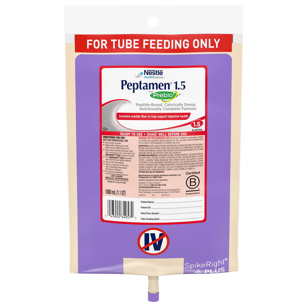 Tube Feeding Formula, 33.8 oz. Ready to Hang Bag L7303
