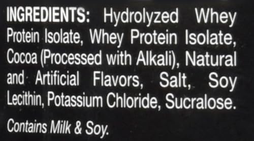 Whey Protein Powder Isolate, Cookies & Cream, 25g Protein I356