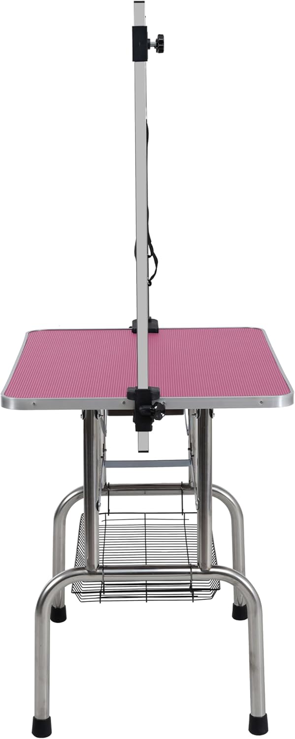 Folding Dog Grooming Table with Adjustable Arm for Small & Medium Dogs T5981