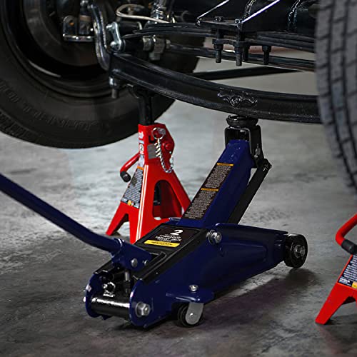 Hydraulic Trolley Floor Jack with Storage Case, 1.5 Ton Capacity G957043