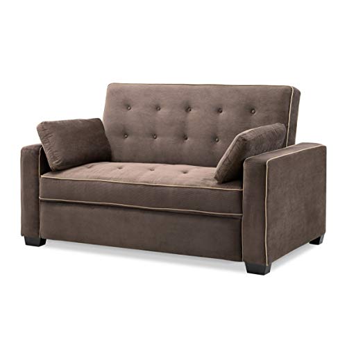 Convertible Sleeper Sofa, Queen Size, Navy Q5867
