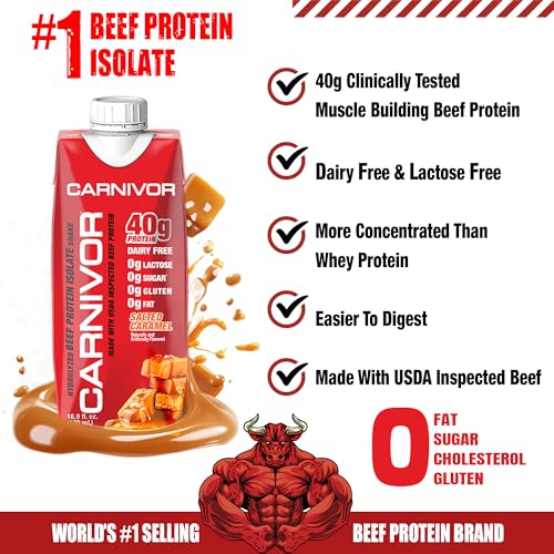 Ready to Drink Protein, Lactose Free, 40g Isolate, Chocolate 16.9 Fl Oz (Pack of 12) B9617