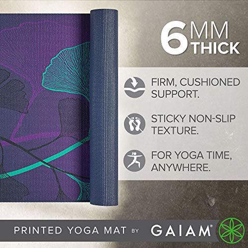 Yoga Mat 6mm Extra Thick Non Slip for Yoga, Pilates & Floor Workouts Z39445