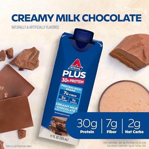 Creamy Milk Chocolate Protein Shake, 30g Protein, 12 Count Z665486