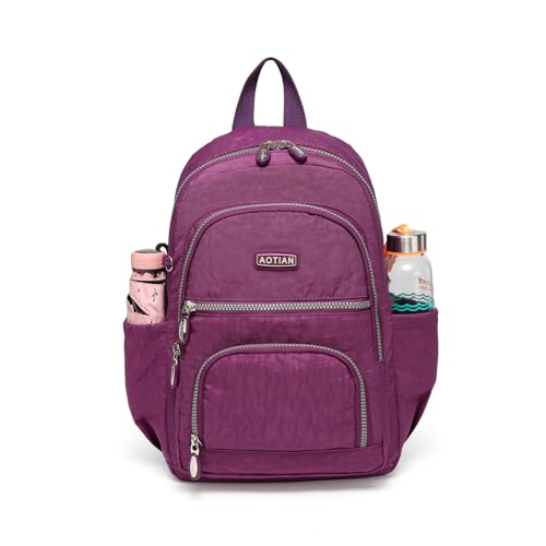 Mini Daypack with Anti-Theft Back Zipper Pocket, Lightweight Backpack for Hiking Travel Sports L114
