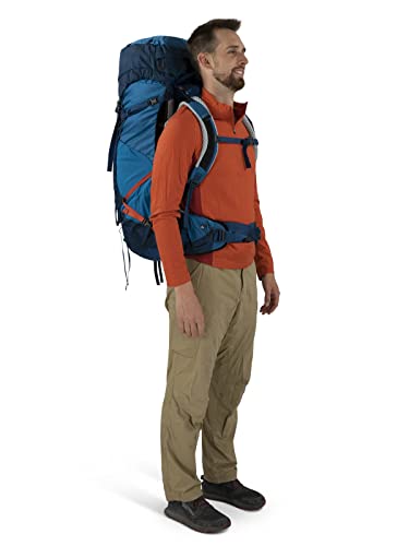 Men's Backpacking Backpack 65L, Black H670111