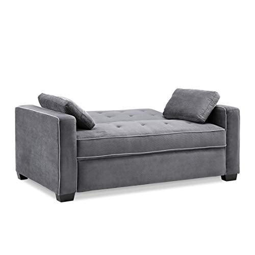 Convertible Sleeper Sofa, Queen Size, Navy Q5867