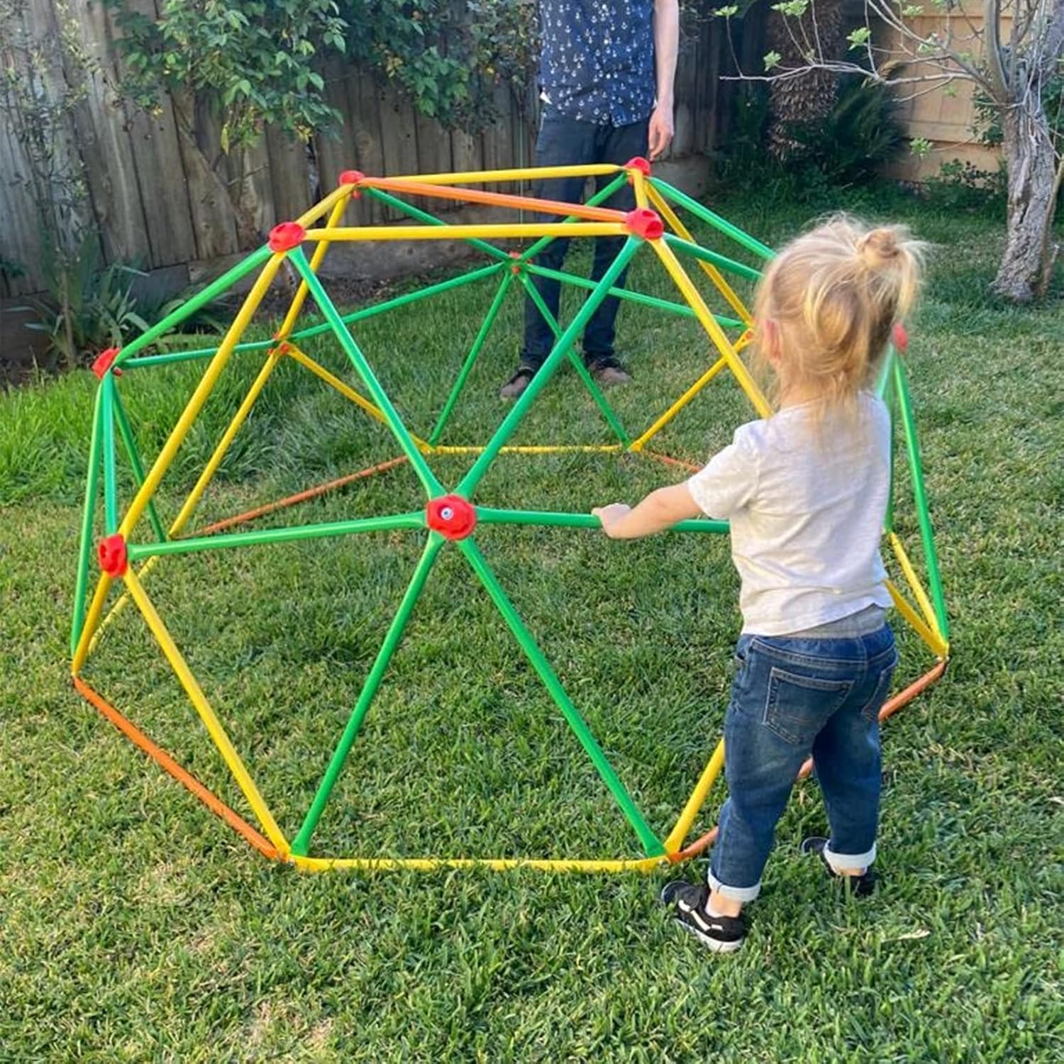 Geometric Dome Climber for Kids Outdoor Jungle Gym U729