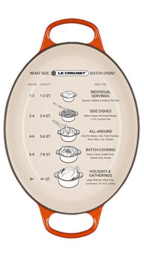 Enameled Cast Iron Oval Dutch Oven, 9.5 qt. Q8955
