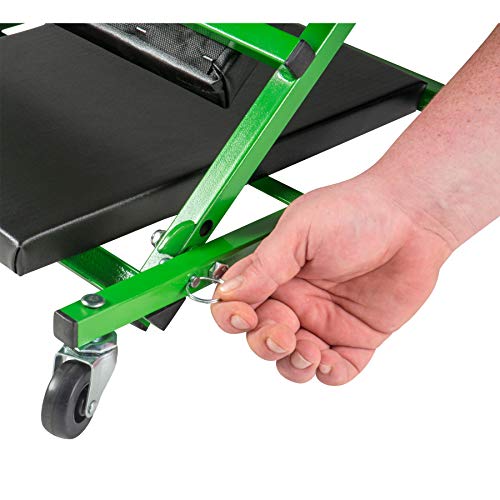 Mechanic Creeper 300 Lbs Black/Green J478
