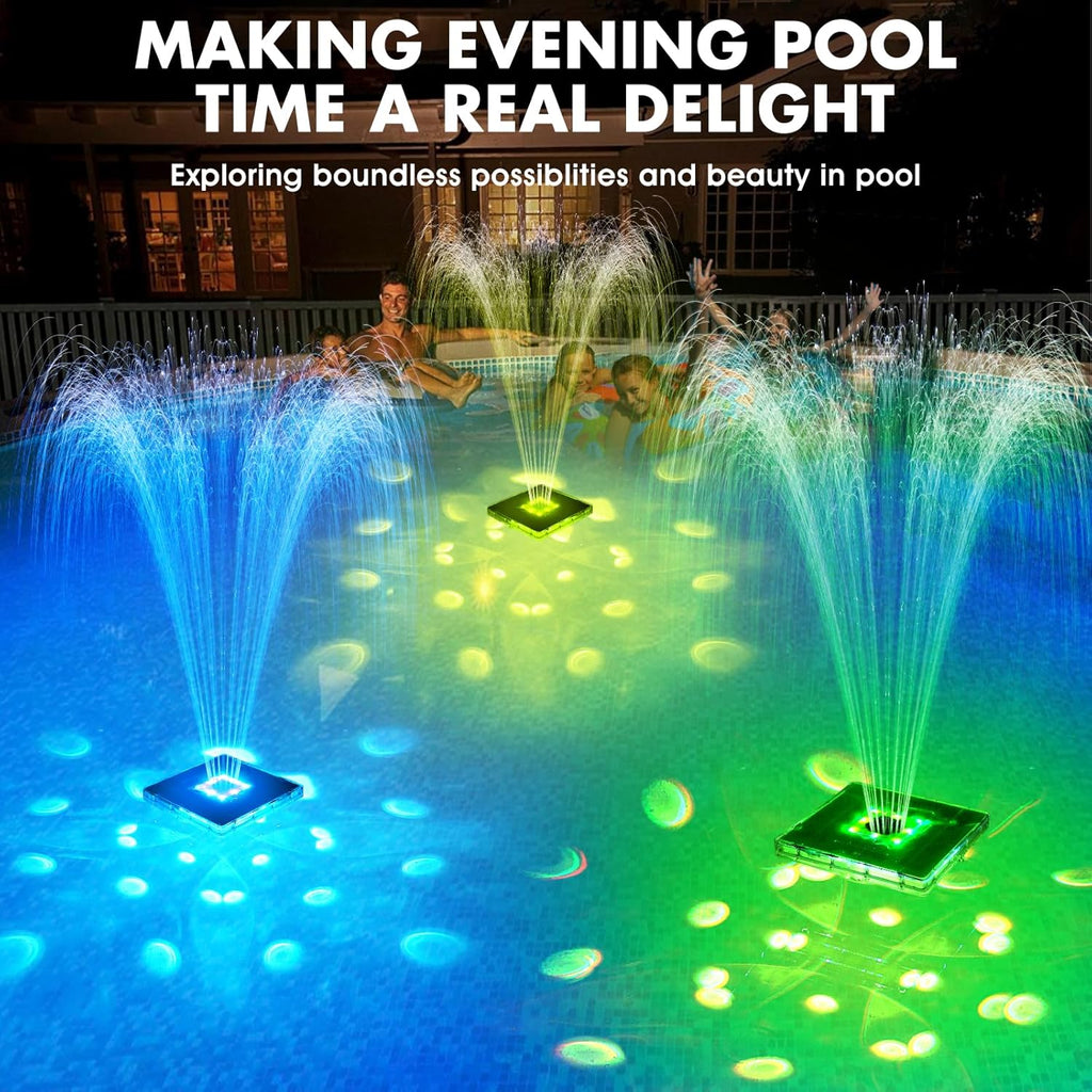 Floating Pool Fountain with Lights and Remote G183
