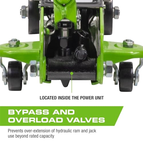 3-Ton Quick Rise Aluminum Floor Jack with Dual Pump Pistons P546655