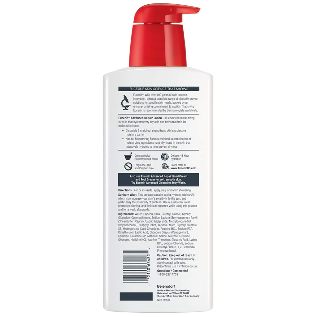 Advanced Repair Body Lotion for Very Dry Skin, Unscented, 16.9 Fl Oz T89679