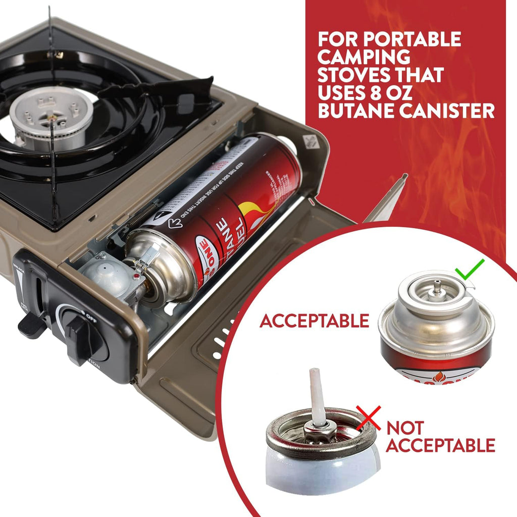 Butane Fuel Canisters for Camping Stoves I7608