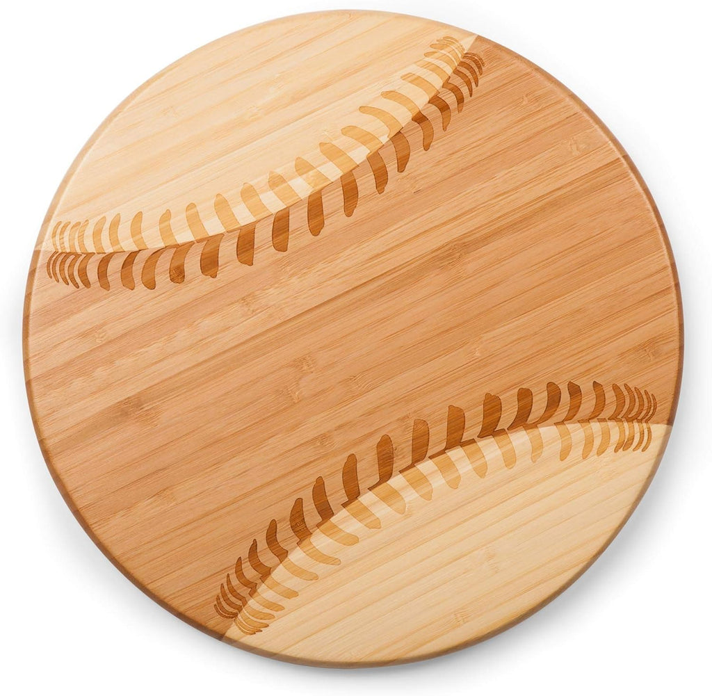 Baseball Cheese Board, Novelty Charcuterie Serving Platter, Bamboo F12030