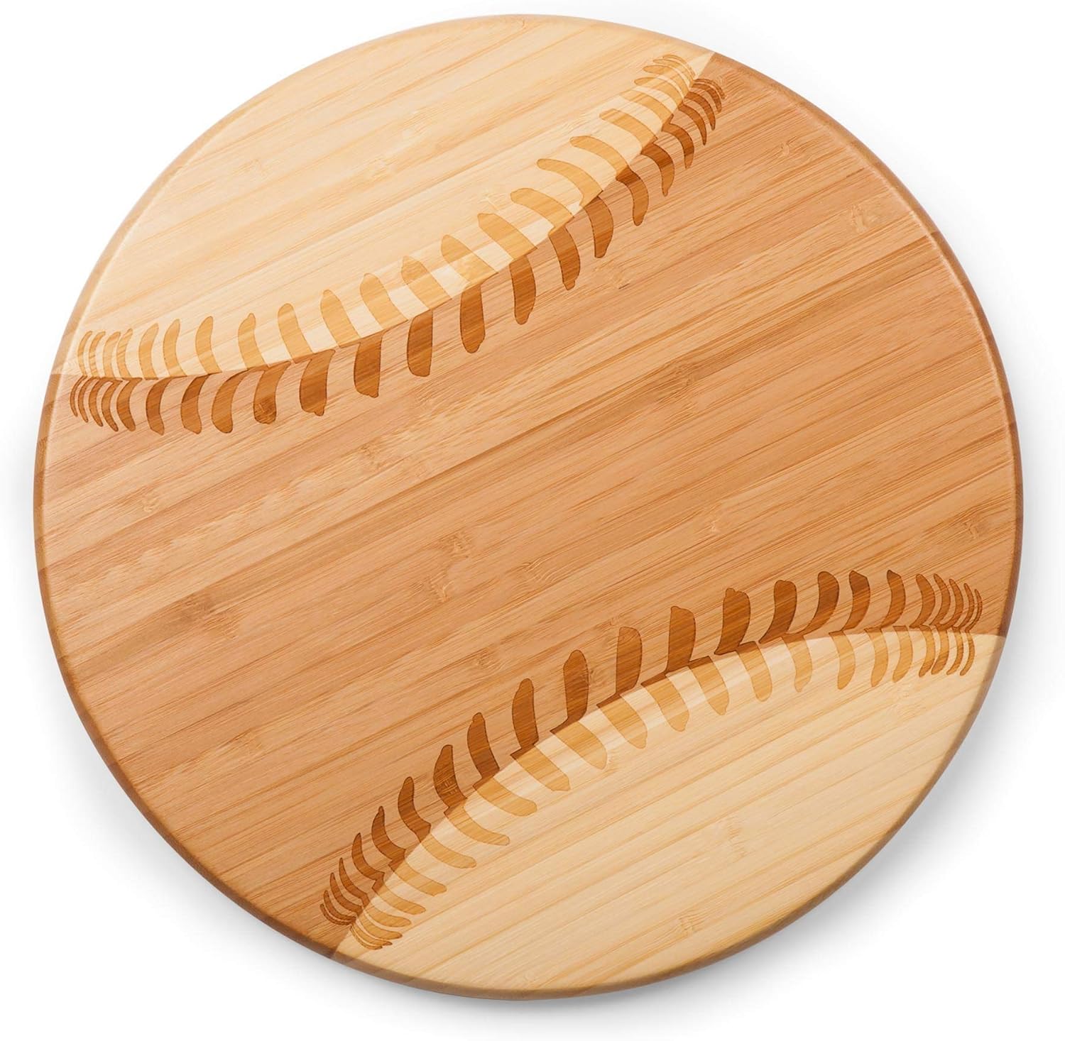 Baseball Cheese Board, Novelty Charcuterie Serving Platter, Bamboo F12030