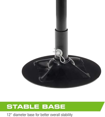 Underhoist Support Stand, Adjustable Height, Heavy-Duty Steel Base O748713