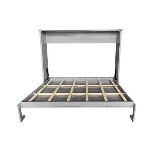 Queen Size Murphy Bed Wall Bed Frame Folding Cabinet Design L988